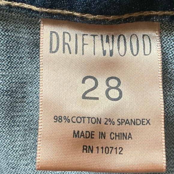 Driftwood Farrah Melrose high rise stretch Flare Jeans Size 28 - Picture 6 of 11